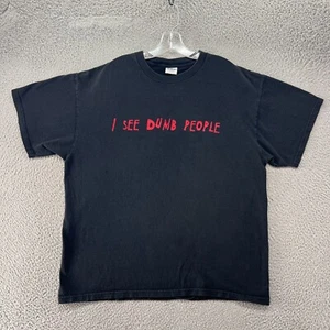Camisa Divertida De Colección Para Hombre Extra Grande Ropa de Calle Y2K Años 90 Comedia Mudo Camiseta - Imagen 1 de 10