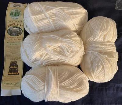 4 Skeins Wool-Ease White-Multi Sparkle 70g 162yds 78%Acrylic 19%Wool 3%Polyester - Image 1 of 4