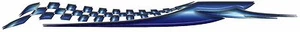 Vinyl graphic decal car truck semi boat motorcycle go kart race car set - R19 - Foto 1 di 8