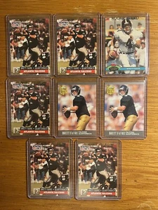 Brett Favre Packers Lot (8) 1991 Rookies w/ 1991 Stadium Club #94 NMINT BV$98.00 - Picture 1 of 1