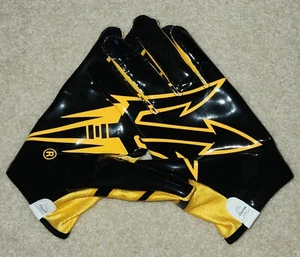 ASU Arizona State Sun Devils Adidas Adizero Black Pitchfork XL Football Gloves - Picture 1 of 6