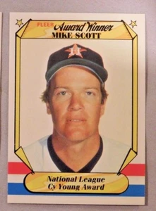 1987 Fleer Award Winner MIKE SCOTT HOUSTON ASTROS Baseball Card (2) - Picture 1 of 1