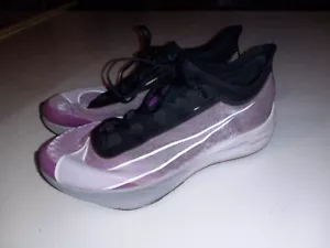 Nike Zoom Fly 3 Running Shoes Mens Size 10.5 Purple AT8240-500 Lace Up Sneakers - Picture 1 of 10