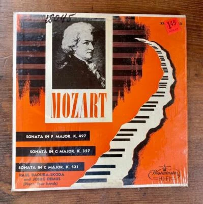 Mozart Piano Sonata's Fmaj & Gmaj Badura-Skoda Demus Westminster XWN 18045 NM - Image 1 of 3
