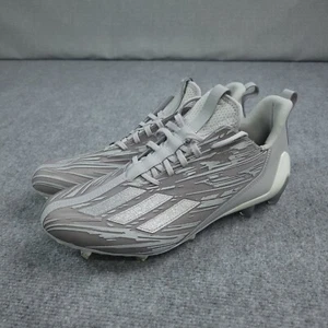 adidas adizero football cleats mens 12 Big Mood Gray Silver lightweight - Picture 1 of 9
