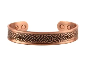 Chunky Copper Magnetic Bracelet/Bangle Danish Design 6 Magnets Health Rare Ea... - Picture 1 of 9