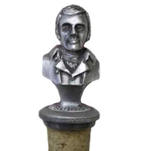 Robert Burns Handcrafted From English Pewter Bottle Stopper + GiftBag - Picture 1 of 6
