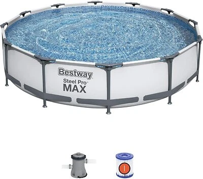 Bestway Swimming Pool ?366x76 Steel Pro MAX Pool Rund Schwimmbecken Modell 2021 - Bild 1 von 4