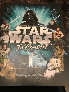 Star Wars In Concert Souvenir Programm 2009 ~ Musik von John Williams 12 x 15,5 - Bild 1 von 5
