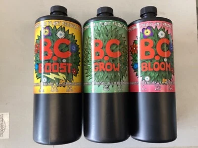 Technaflora conjunto de 3 litros/BC Grow/BC Bloom/BC Boost/1 litro de cada - Imagem 1 de 4