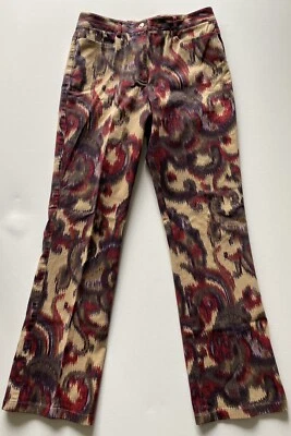 etcétera, pantalón mujer algodón multicolor, talla 8, pierna recta Foto 1 de 3