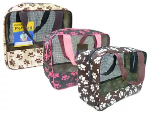 BUY 2 GET 1 FREE Pet Carrier Soft Sided Cat / Dog Travel Bag 9" x 8.7" x 4" AD-3 - Picture 1 of 6