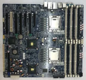 HP Z800 Workstation Motherboard [576202-001 460838-002] w/ 2x Intel Xeon X5550 - Picture 1 of 4