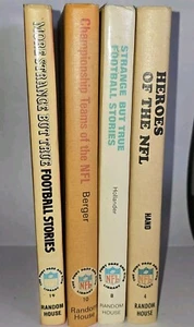 Punt, Pass, and Kick Library Lot 4 Hardcover NFL 1965-1973 Books 4 8 10 19 - Picture 1 of 14