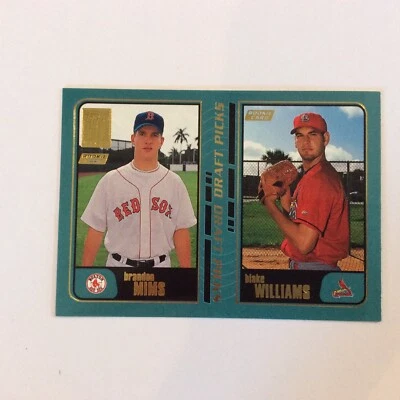 2001 Topps #743 Brandon Mims / Blake Williams DPK, RC Boston Red Sox / St. Louis - Image 1 of 2