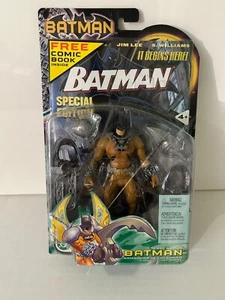 BATMAN, 2003, NEW CROC ARMOR BATMAN ACTION FIGURE WITH COMIC BOOK - Picture 1 of 6