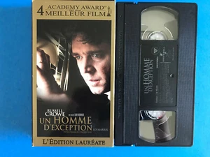Un homme d'exception/A beautiful mind  VHS tape & sleeve  FRENCH - Picture 1 of 1