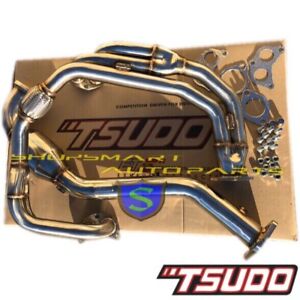 TSUDO STAINLESS V2 UEL HEADER FOR IMPREZA 2.5 RS 1997-2005