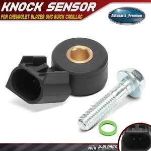 Ignition Knock Detonation Sensor for Chevrolet Blazer GMC Buick Cadillac 2 Blade - Picture 1 of 11