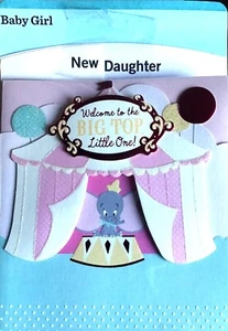Baby GIRL, Newborn Congratulations On Your NEW DAUGHTER Hallmark Card 14Var 84O - Picture 1 of 35