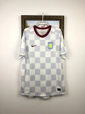 Aston Villa Away football shirt 2011 Soccer Nike Jersey Player Issue Mens Sz XL - Image 1 of 4