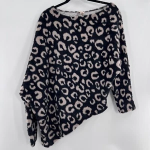 Neu mit Etikett Staffelei Damen Gr. L & M Leopard asymmetrischer Pullover schwarz beige & beige schwarz - Bild 1 von 24