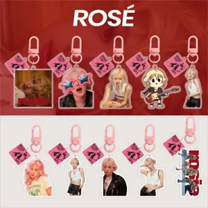Kpop ROSÉ 박채영 APT. Acrylic Keychain Keyring Rose - Picture 1 of 12