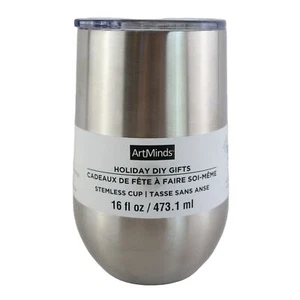 Art Minds Holiday regali fai da te in acciaio inox senza stelo 16 fl oz. Tazza senza BPA - Foto 1 di 4