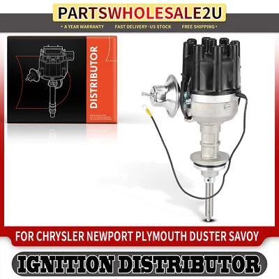Distributor w/ Cap & Rotor for Chrysler Newport Plymouth Duster Gran Fury Savoy - Image 1 of 4