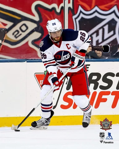 Blake Wheeler Winnipeg Jets Unsigned 2016 NHL Heritage Classic 8" x 10" Photo Cover
