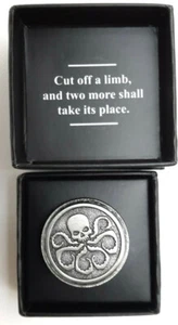 Hail Hydra Marvel Gear Goods Deluxe 1" Metal Pin in Display Box - Picture 1 of 4