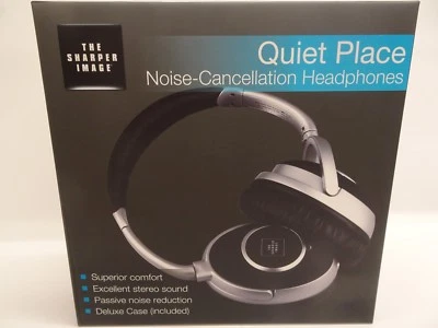 Noise-Cancellation Head phones Quiet Place by The Sharper Image - Image 1 of 2