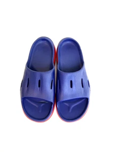 NUEVO Hoka Ora Toboganes de Recuperación Confort Azul y Rojo Hombres Talla 11 - Imagen 1 de 11