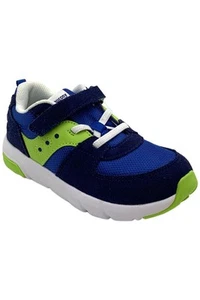 Saucony Kid's Boy Jazz Lite 2.0 Sneaker Blue/Green - Picture 1 of 3