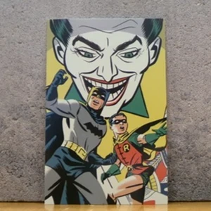 THE ART OF DC COMICS BATMAN POSTKARTEN SAMMLUNG # 60 BATMAN & ROBIN VS. JOKER - Bild 1 von 2