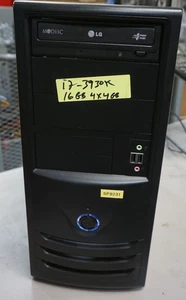 Interl DX79SR Core i7-3930K 16GB 4x4GB CPU 3.20GHz Tower Desktop PC - Picture 1 of 6
