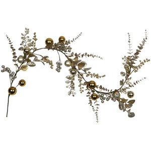 Guirnalda de Navidad Artificial Northlight Brillo Mezcla Hojas y Bayas - 6' - Imagen 1 de 8