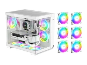 PCCOOLER CPS C3 T500 ARGB PC Case, Dual-Chamber Mid-Tower ATX Case, Desktop - Picture 1 of 5