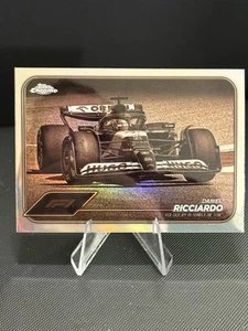 2024 Topps Chrome Formula 1 Sepia Refractor Parallel card - Daniel Ricciardo #90 - Picture 1 of 2
