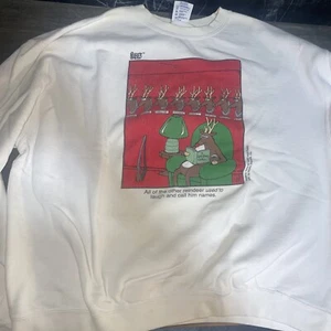 1995 Rubes “All Of The Other REINDEER Call Him Names” Sz XL Sweatshirt Christmas - Picture 1 of 6