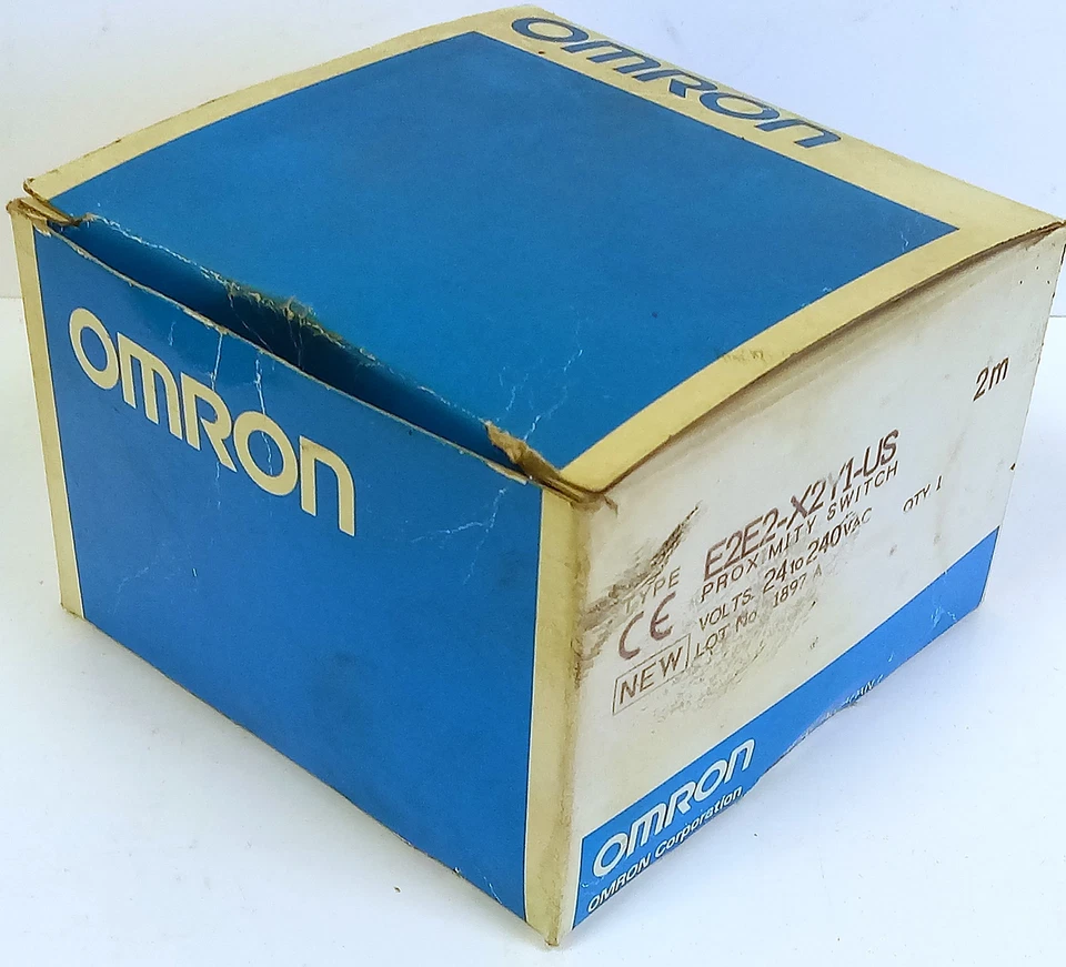 Omron E2E2-X2Y1-US 2M 24-240 V AC Proximity Sensor - Image 1 of 3