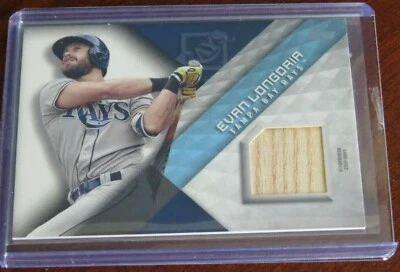 Evan Longoria Bat Swatch Rays SP 2018 Topps Major League Materials #MLMEL - Image 1 of 2