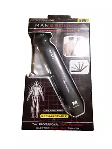 Mangroomer Self Groomer Mens Body Trimmer Shaver Electric Razor Back Hair - Picture 1 of 3
