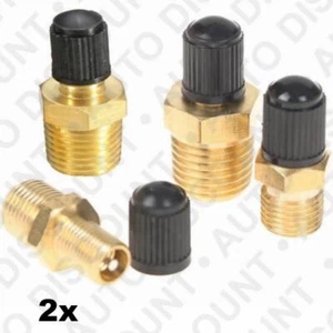Valve tubeless pneu POUR AUTO MOTO SCOOTER COMPRESSEUR AMORTISSEUR SUSPENSION - Picture 1 of 11