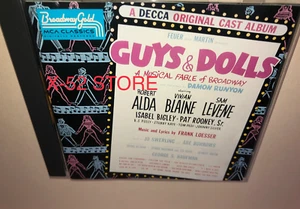 Guys & Dolls CD Musical Robert Alda Vivian Blaine Sam Levene Isabel Bigley - Imagen 1 de 5