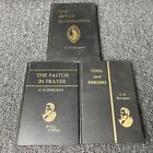 Christian C.H. Spurgeon Vintage Hardcover 3er Set Pastor Gebet Typen Embleme
