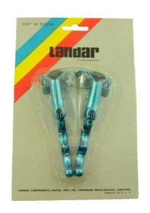 Old School BMX Landar 80's Made Dia Compe Tech 2 Style Brake Levers Blue - Picture 1 of 4