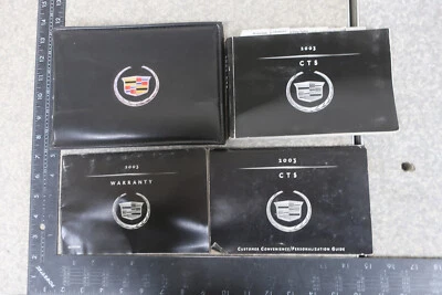 Juego de libros Cadillac CTS 2003 manual del propietario 03 envío gratuito OM817 Foto 1 de 2
