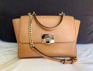 Michael Kors Tina Leather Satchel with removable crossbody - Mint Condition! - Picture 1 of 6