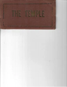 Antiguo folleto de 10 vistas de la Iglesia del Templo de Londres Inglaterra principios del siglo XX - Imagen 1 de 3